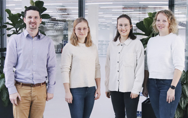 A equipe do novo departamento de Sustentabilidade e Conformidade Ambiental está impulsionando o tema da sustentabilidade na WIKA.